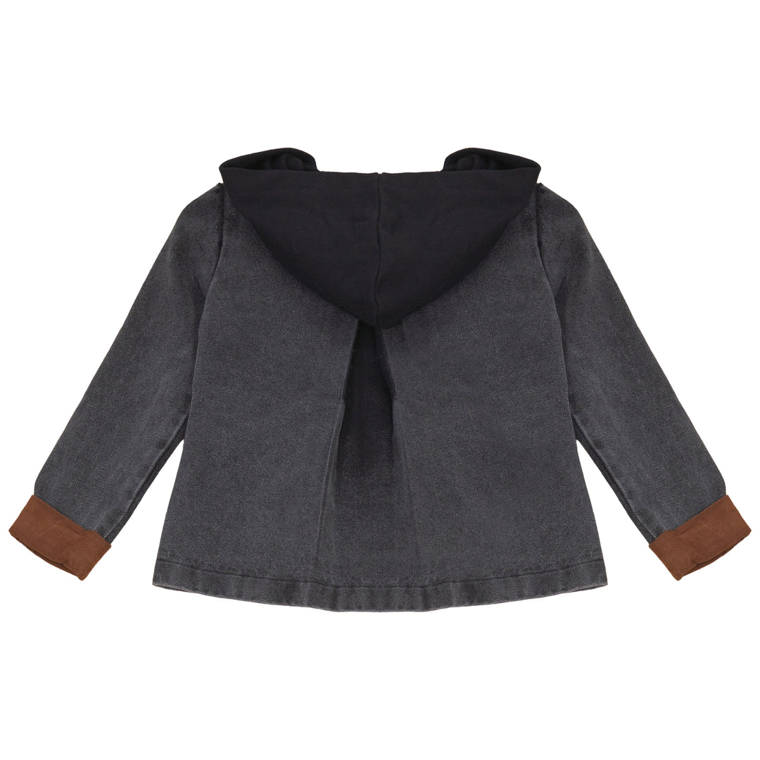 A2707BK GIRL HERITAGE BLAZER-Black