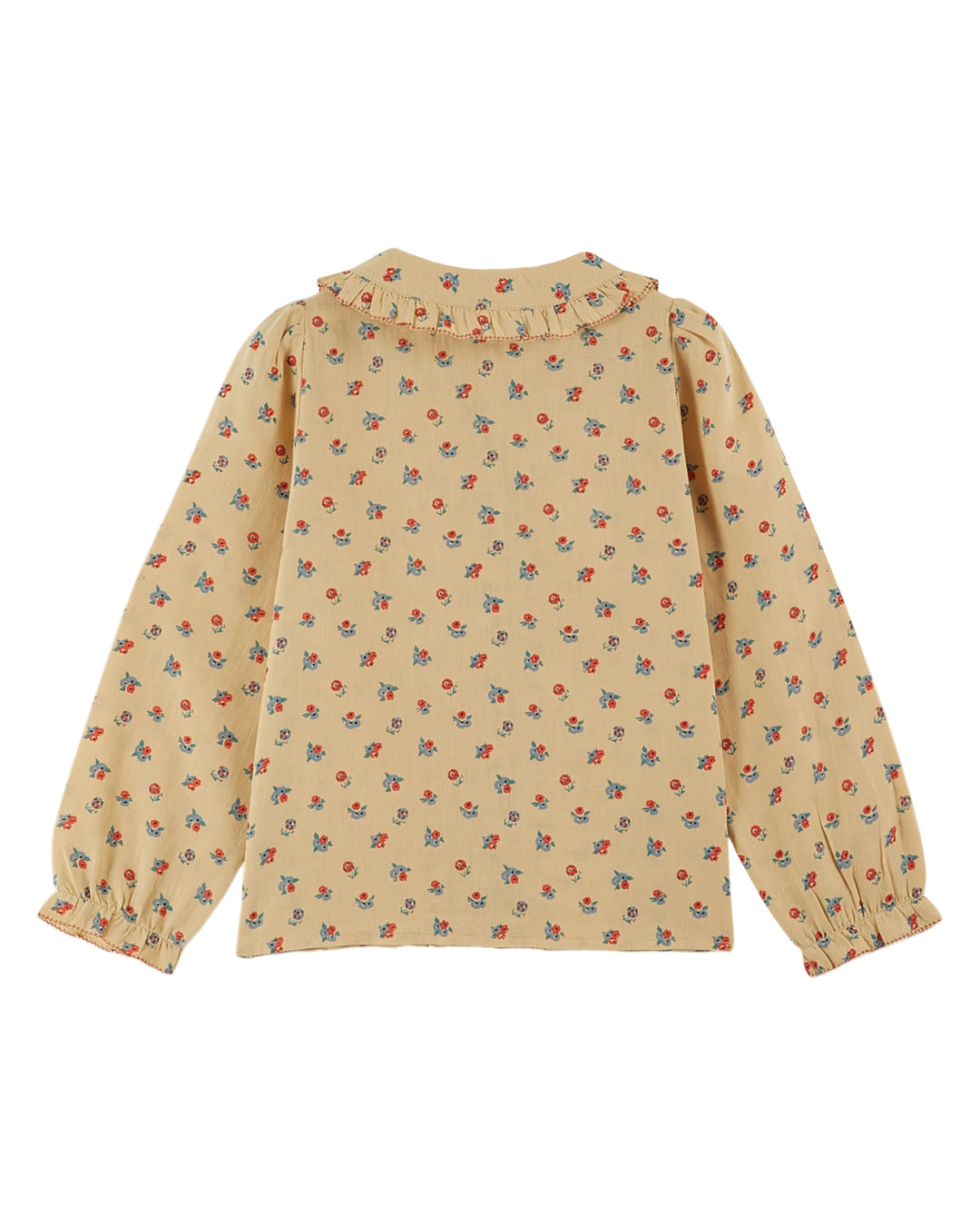 AA053-POPPY EMBROIDERED BLOUSE-PAVOT SABLE