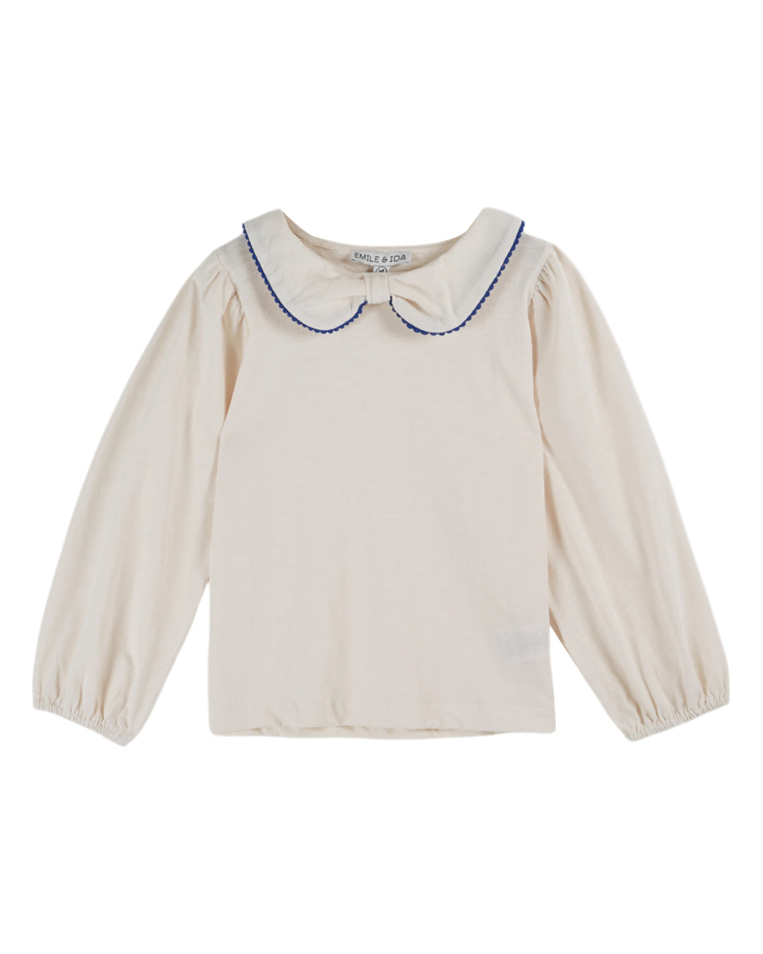 AC136-TEE SHIRT PICOTE-CREME
