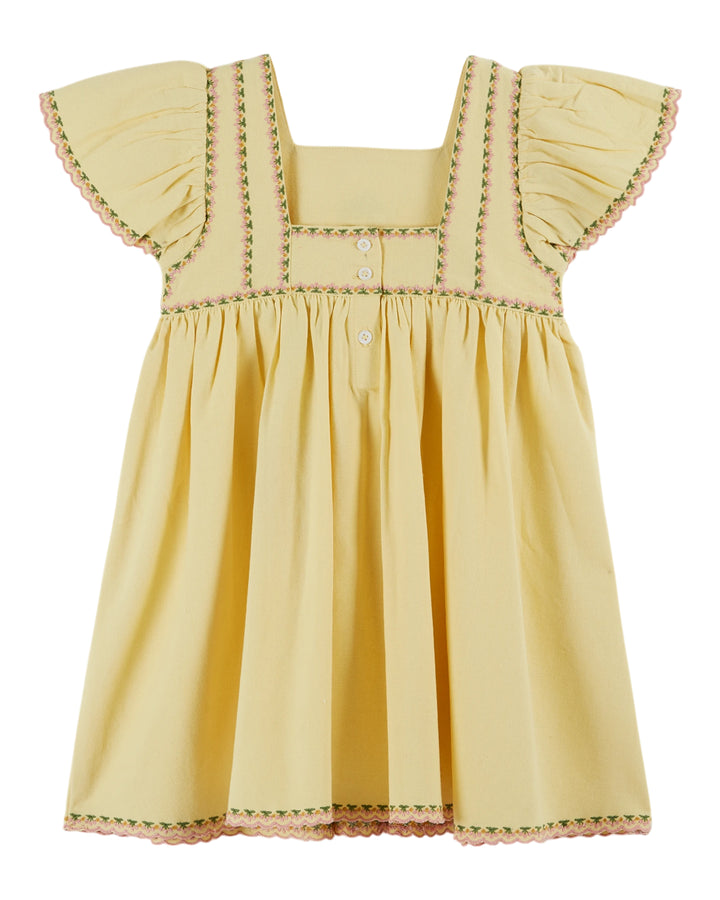 AD042A ROBE BRODE CANVAS - MIMOSA