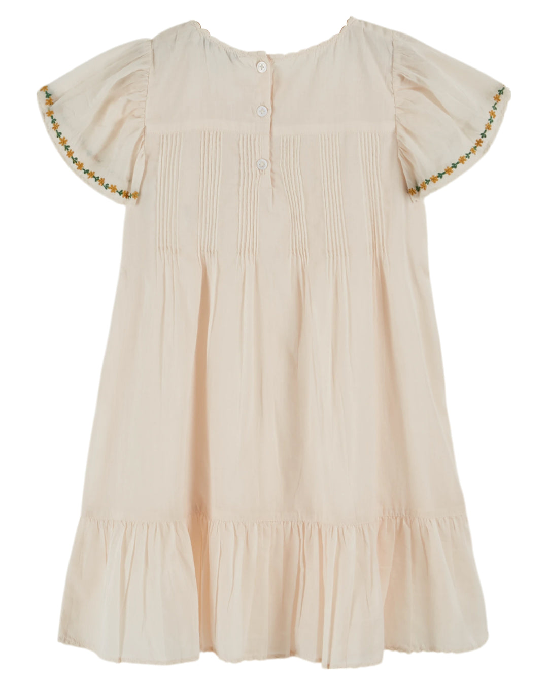 AD115 ROBE BRODEE - CREME