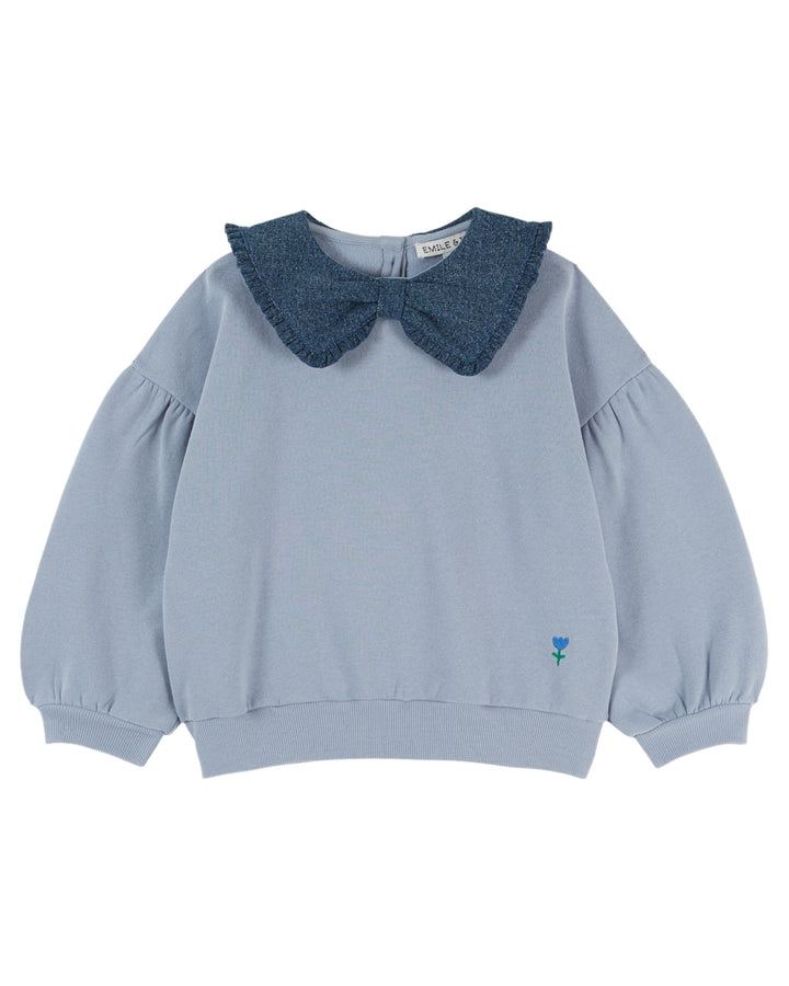 AE003 FLOUNCE COLLAR SWEATSHIRT - LAC