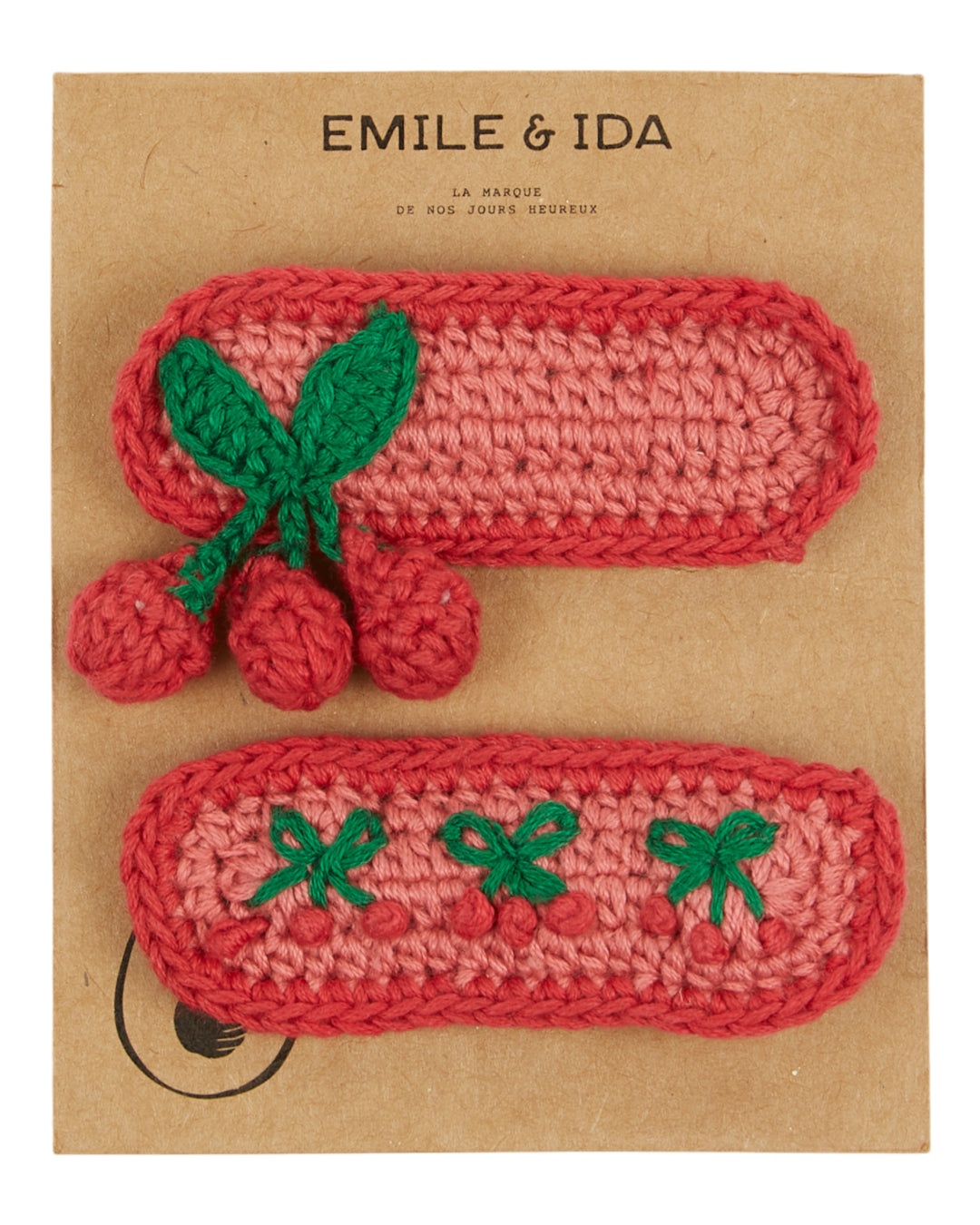 AEBARETTE CROCHET HAIRCLIP - ROSE