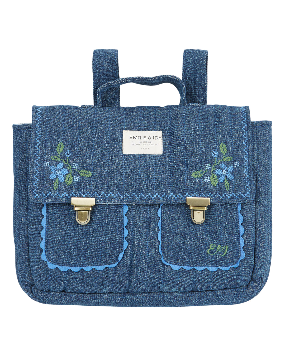 AECARTABLEUNI2 SCHOOLBAG - DENIM