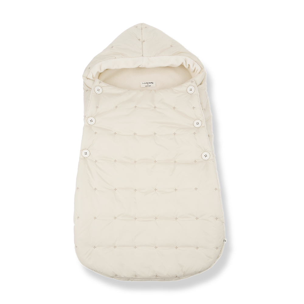 ANAIS-padded baby nest-ecru