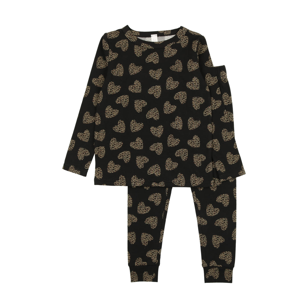 AS119-Heart Print Pajamas