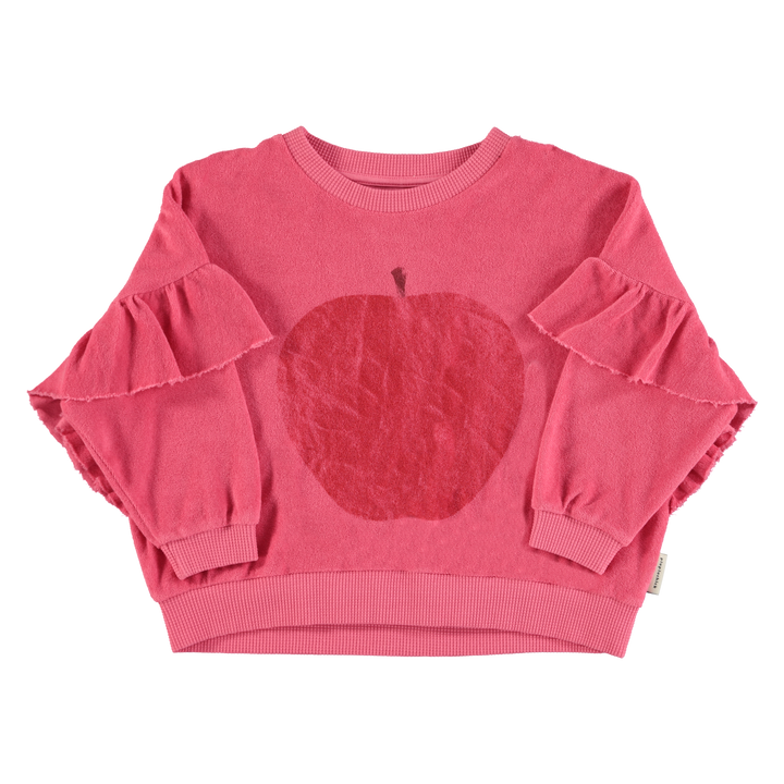 AW24.JRS2408- Strawberry pink w/ red apple Print
