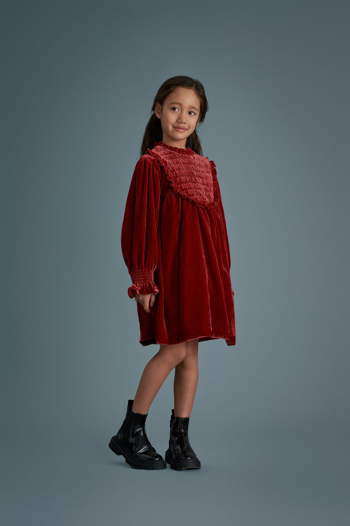 Dolores Dress-Red