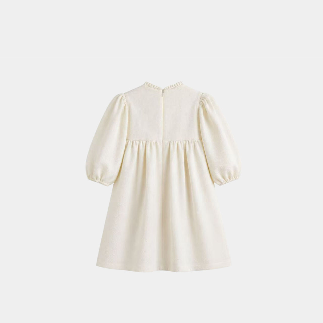 Brigitte Dress Long Sleeves Cream