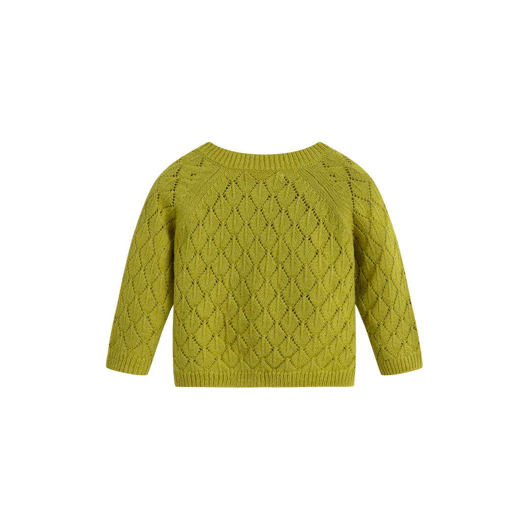 Daria Baby Cardigan Pistachio Green