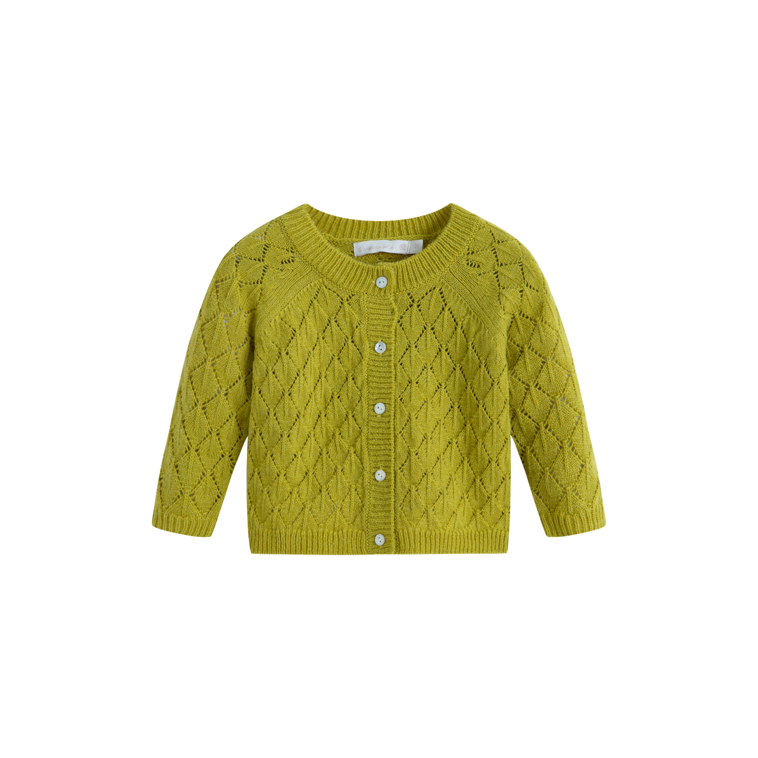 Daria Baby Cardigan Pistachio Green