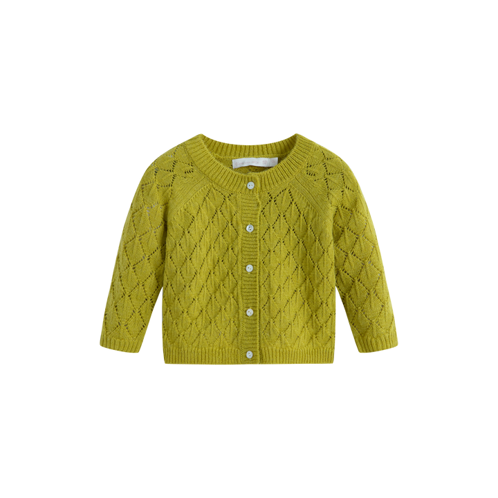 Daria Baby Cardigan Pistachio Green