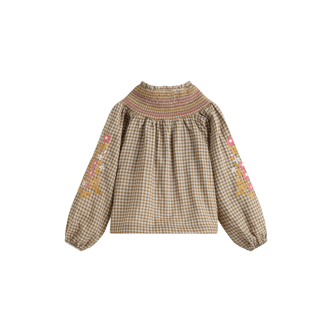 Evelina Shirt Green Check