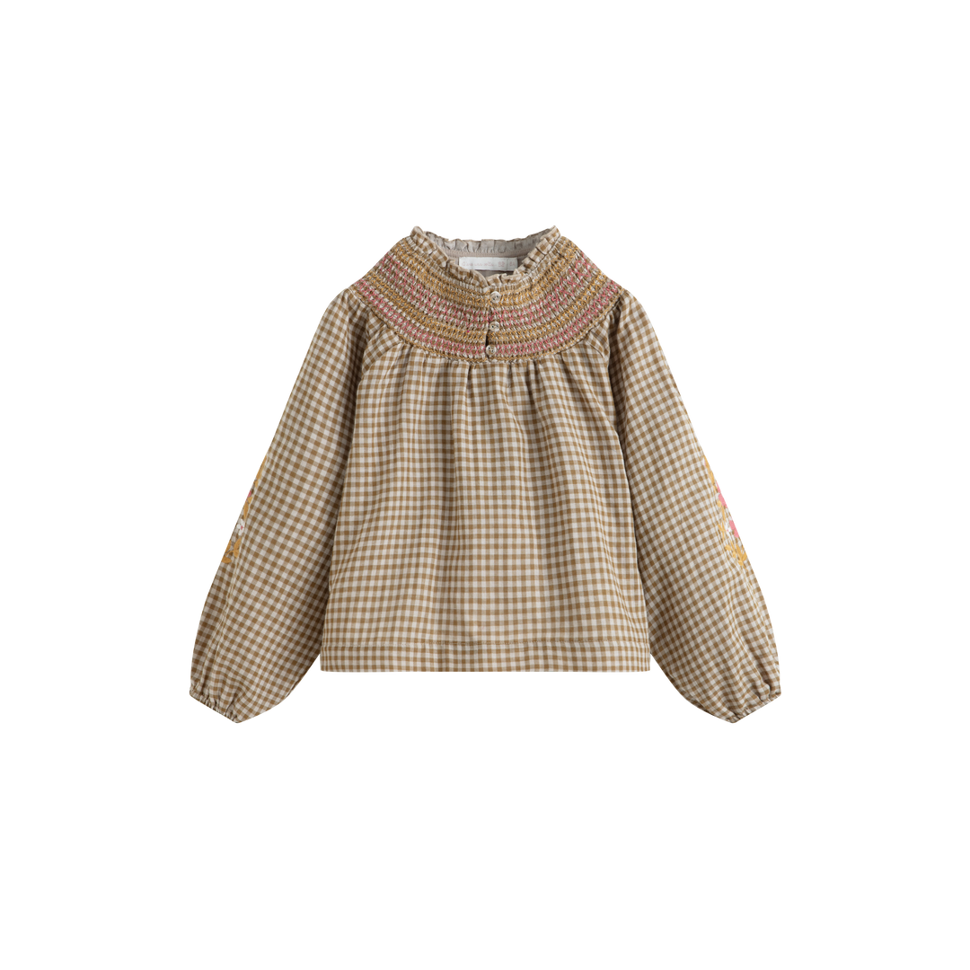 Evelina Shirt Green Check