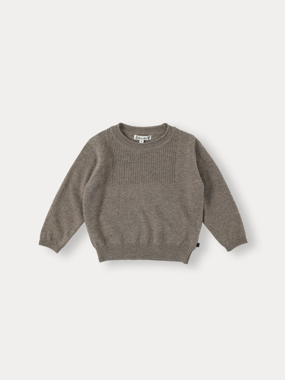 Belle Knit Pullover-khaki brown