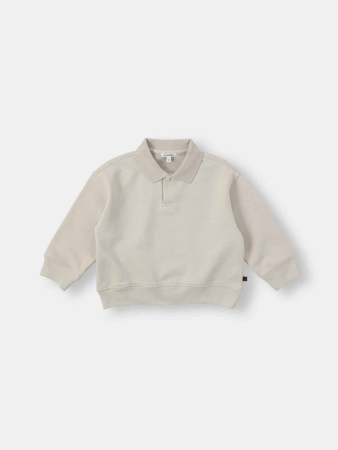 Polo Sweatshirt-ecru