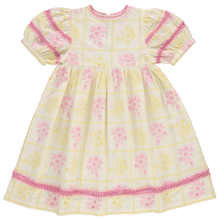 Alba Dress - Patchwork embroidery