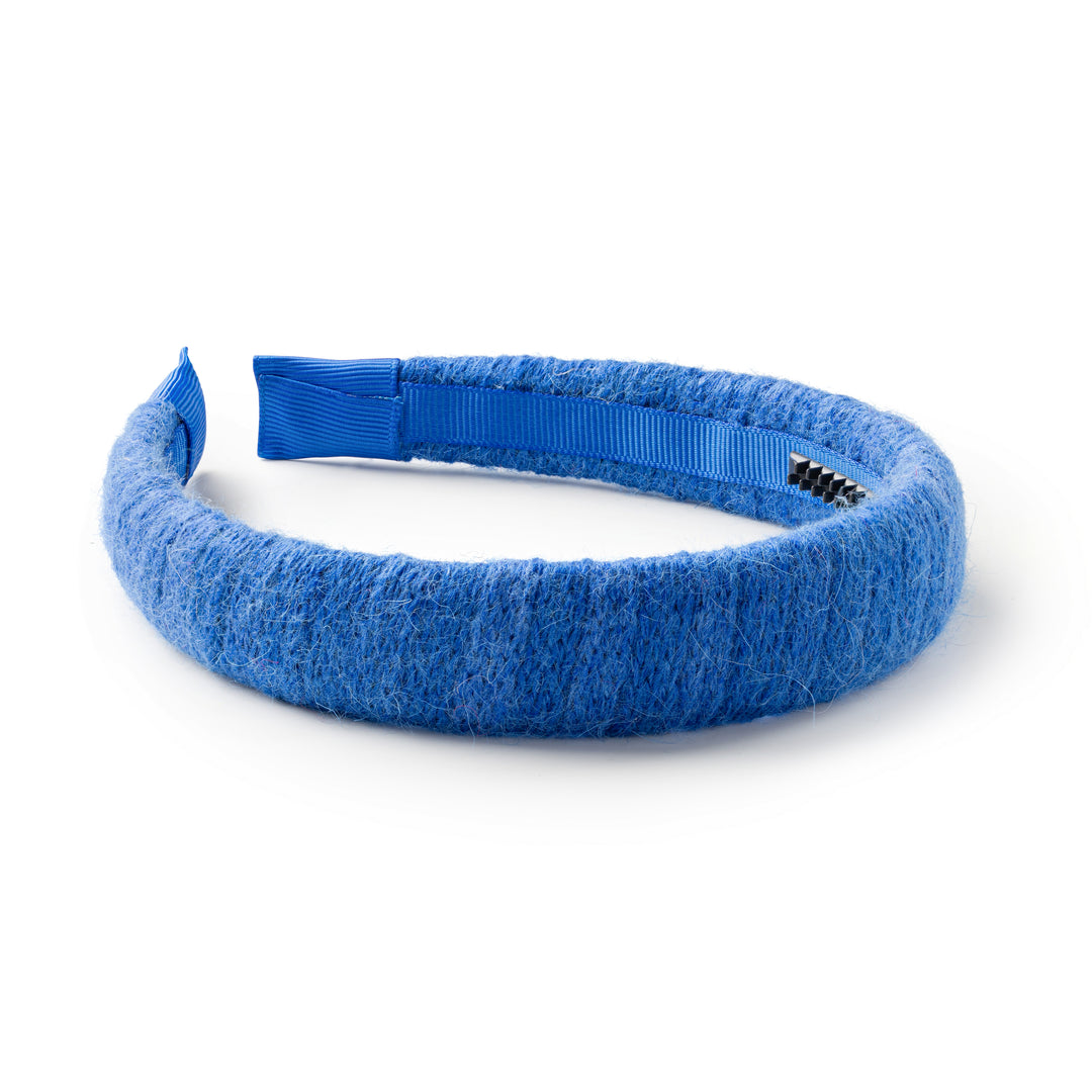 Avery Ribbed Knit Headband Cobalt