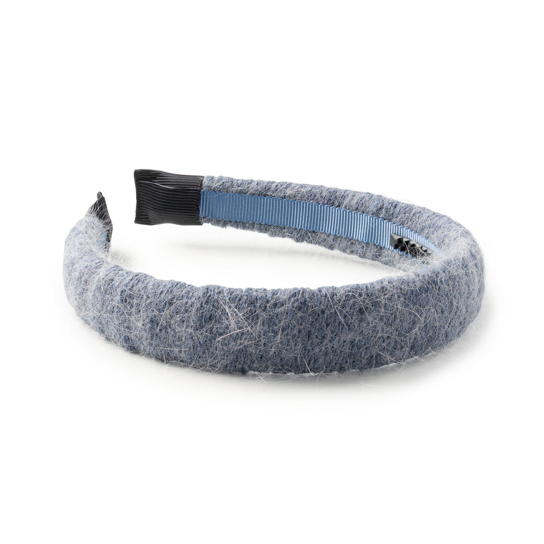 Avery Ribbed Knit Headband Chambray