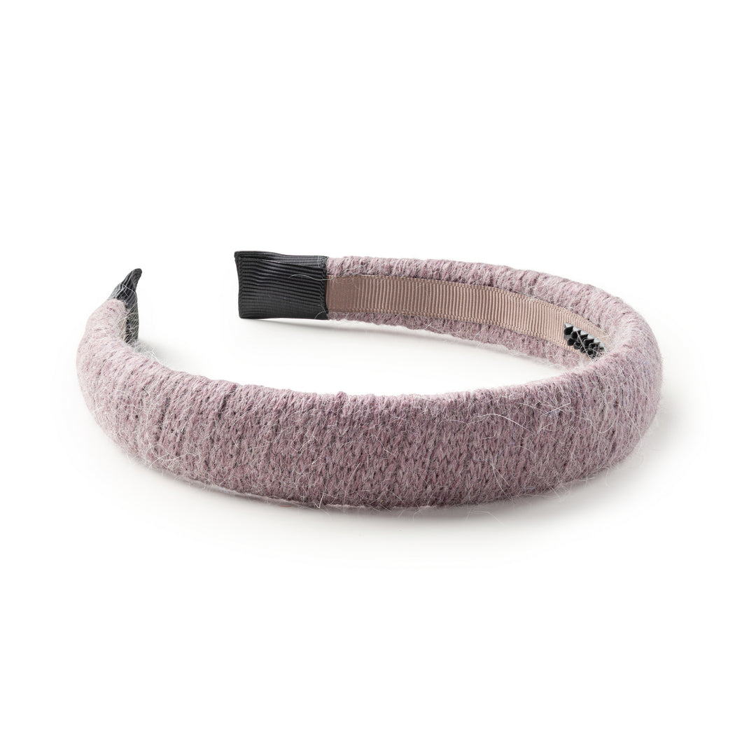 Avery Ribbed Knit Headband Lilac