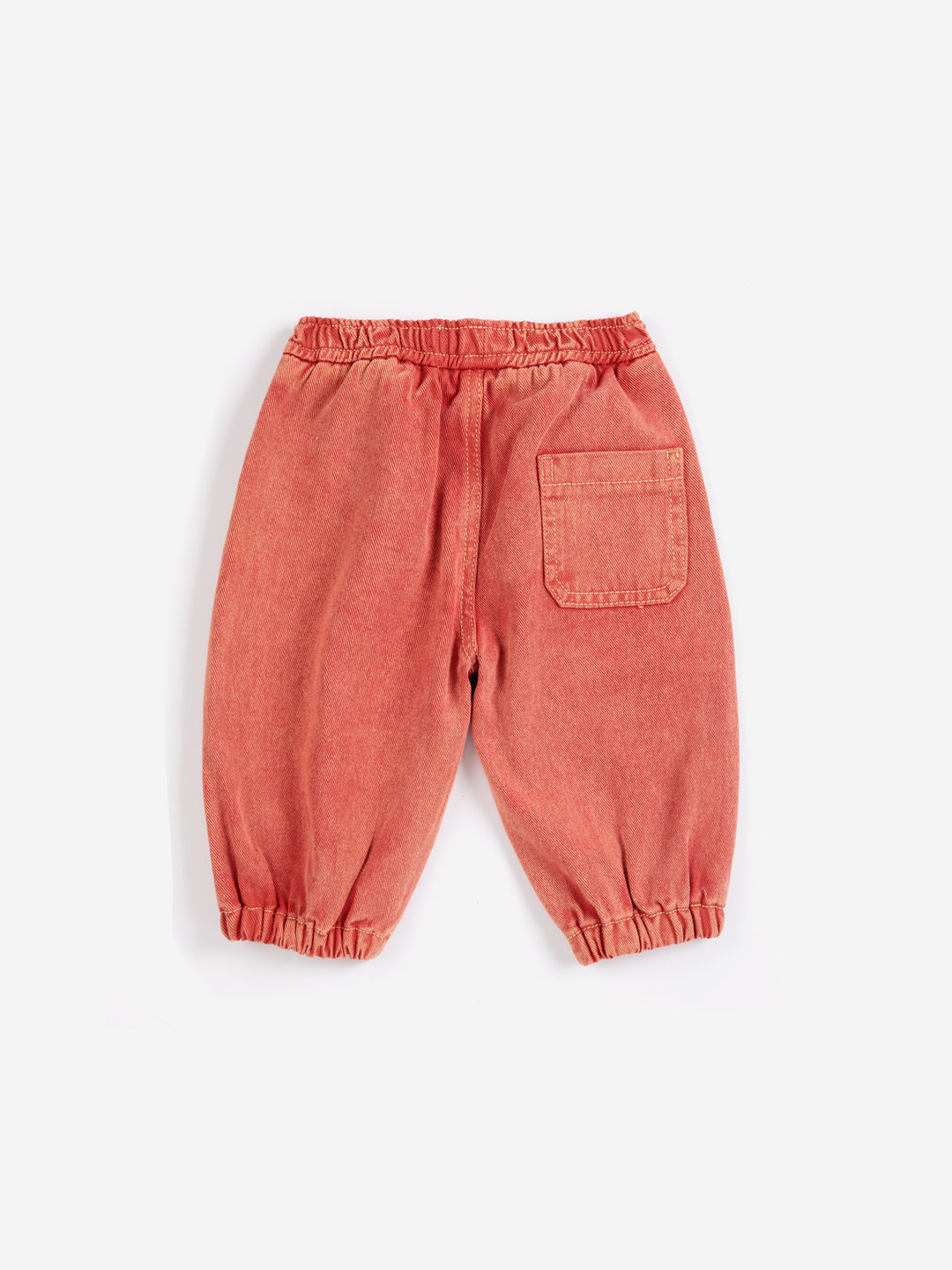 B226AB079 BOOO BO CHOSES TAG DENIM PANTS - RED