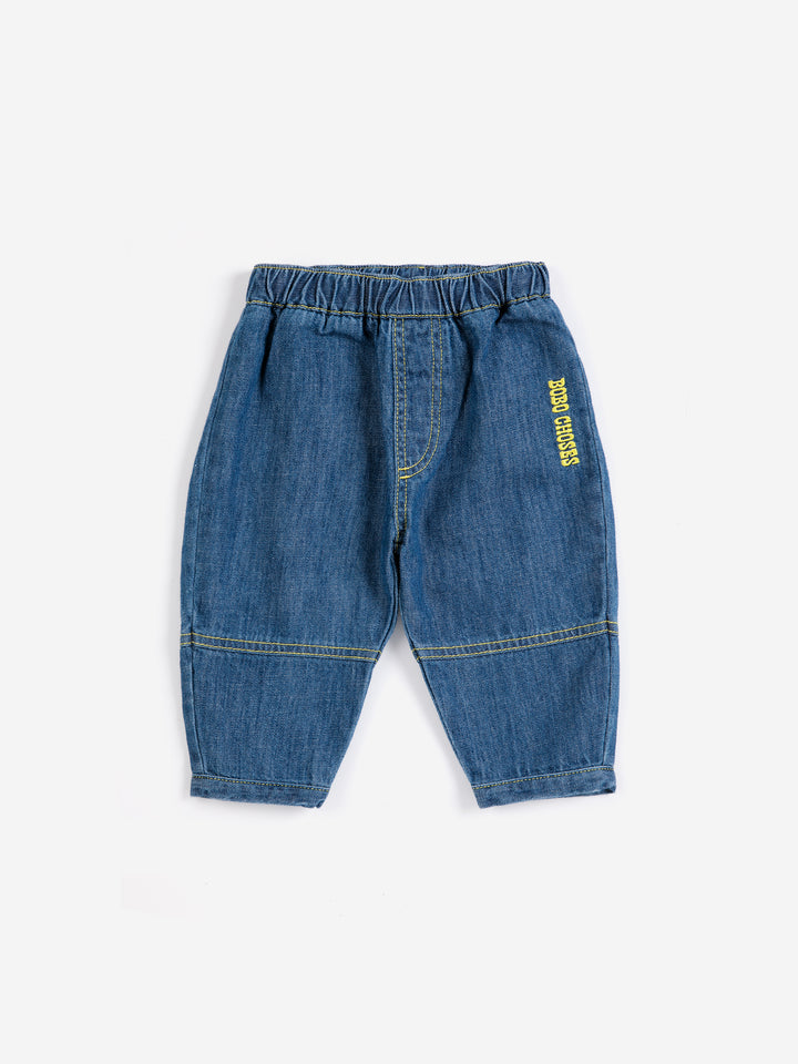 B226AB080 TAXI SAURUS TAG DENIM PANTS - MIDNIGHT BLUE