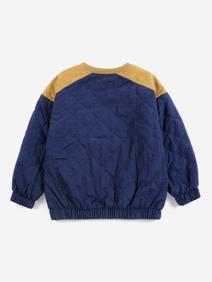 B226AC044 BOBO CHOSES QUILTED SWEATSHIRT - MIDNIGHT BLUE