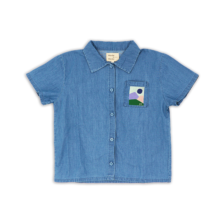 B26109 SUMMER SHIRT - WASHED DENIM