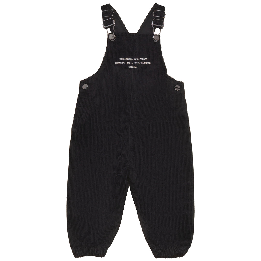 B2705BK-CO BABY BOY CORDUROY OVERALL-Black
