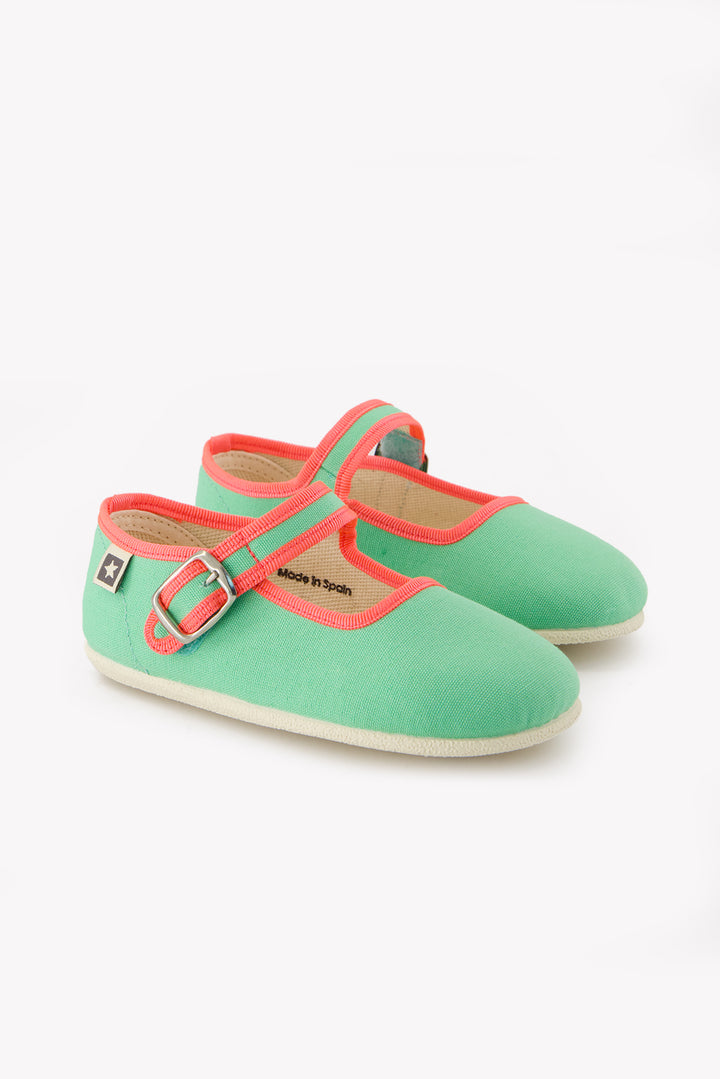 CHAUSSONS JANE - VERT D'EAU