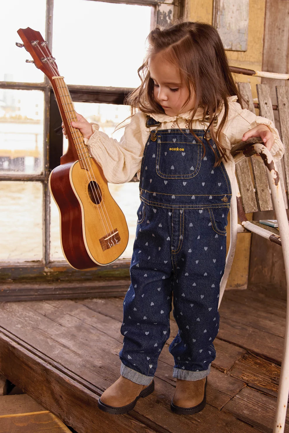 BD20001 SALOPET PUZZLE-DENIM COEUR