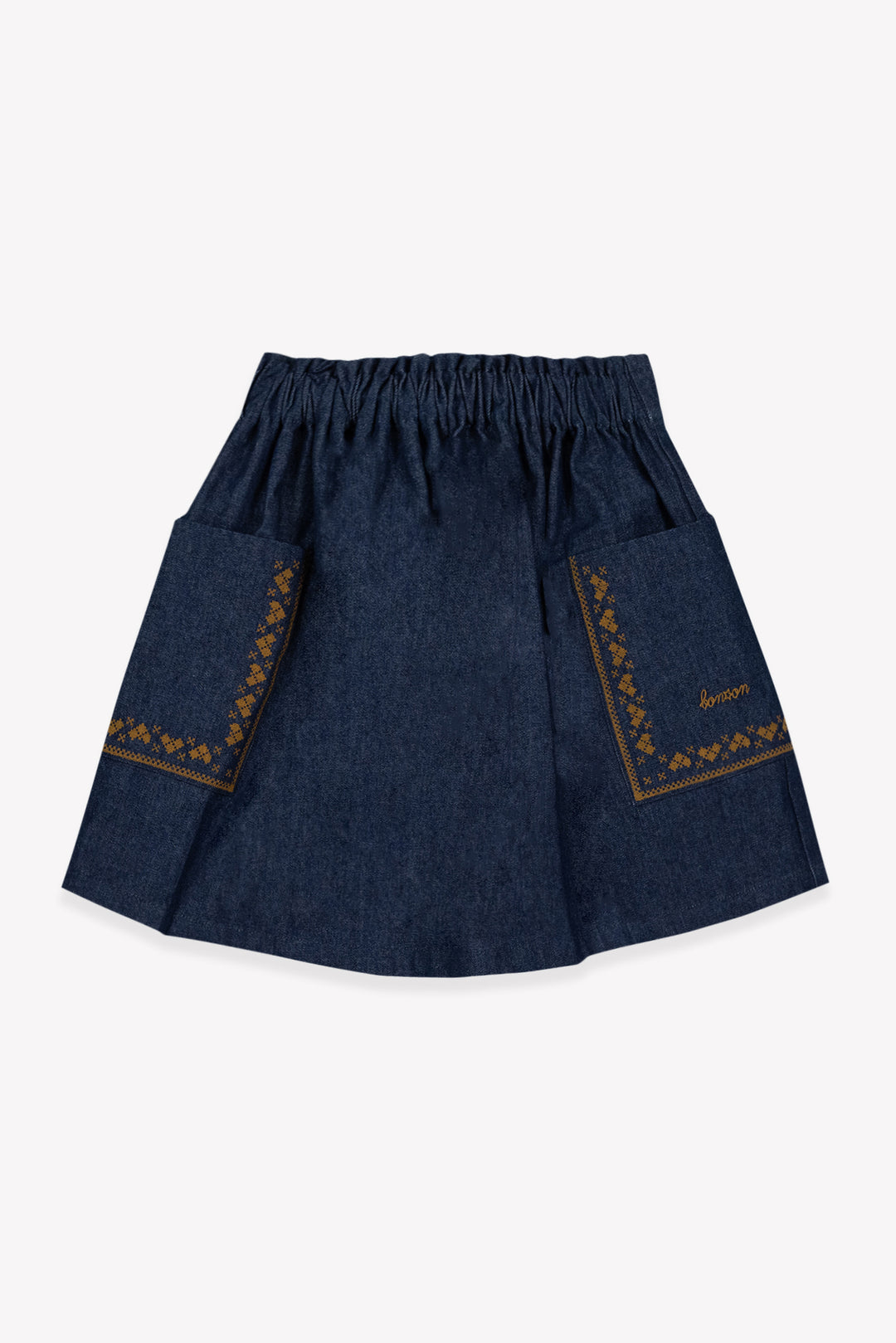 JUPE RUCHE - CHAMBRAY