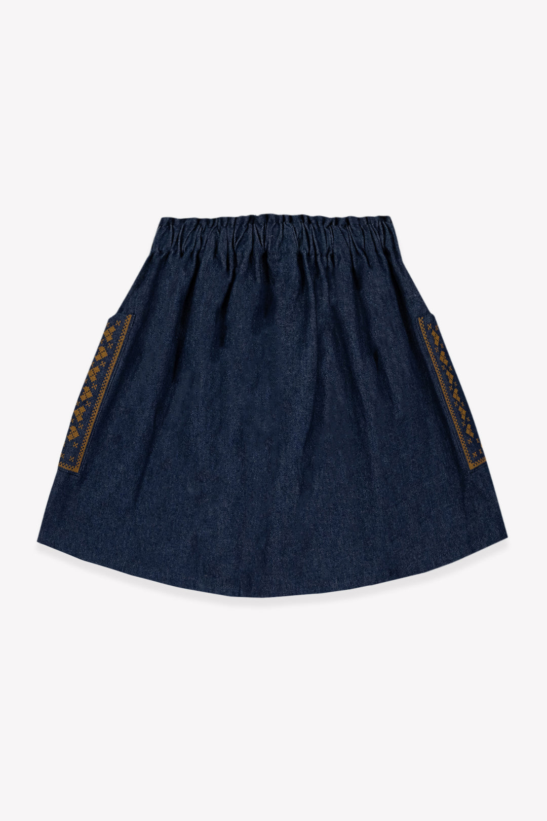 JUPE RUCHE - CHAMBRAY