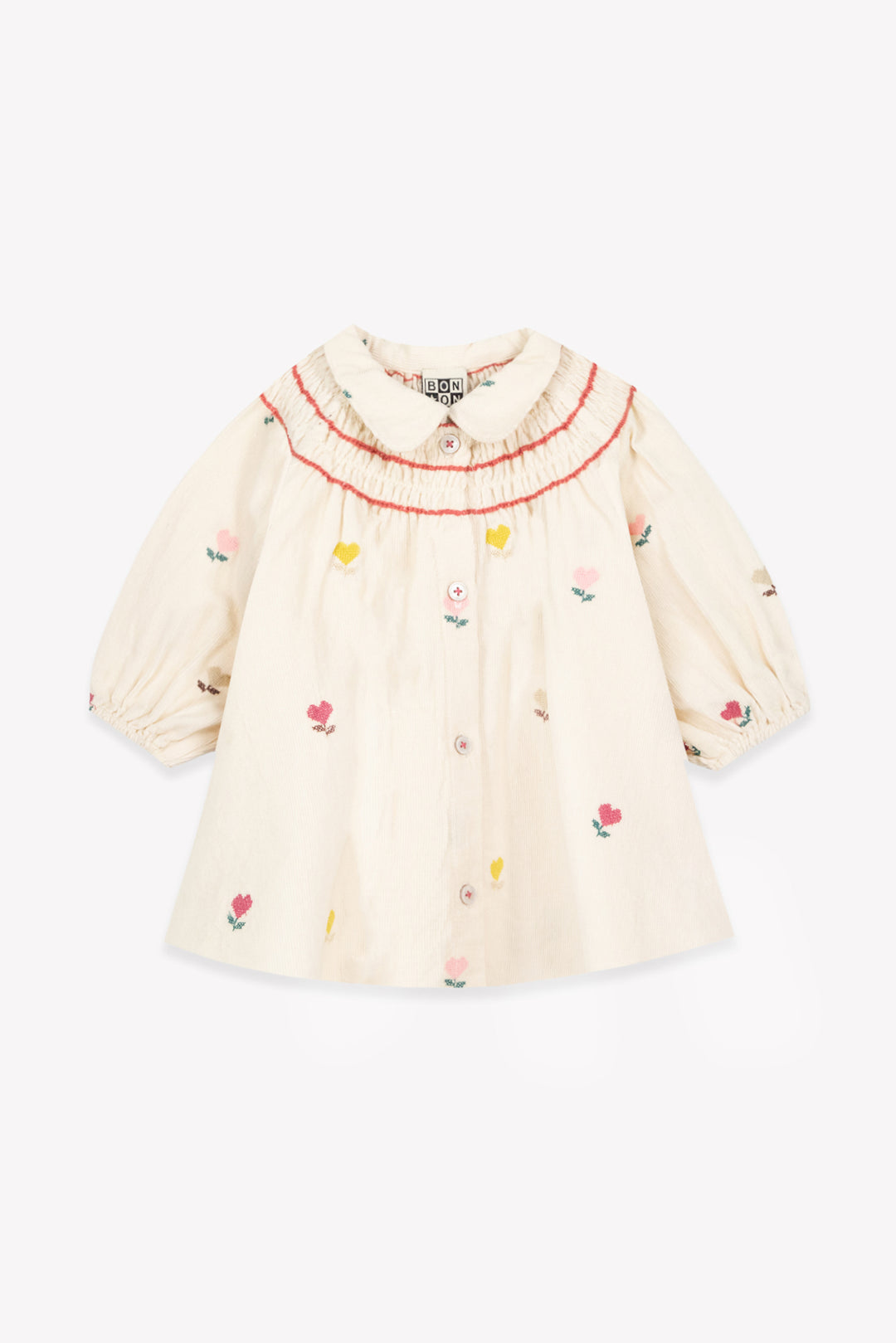 ROBE POUPEEBB - COEUR FLOWER
