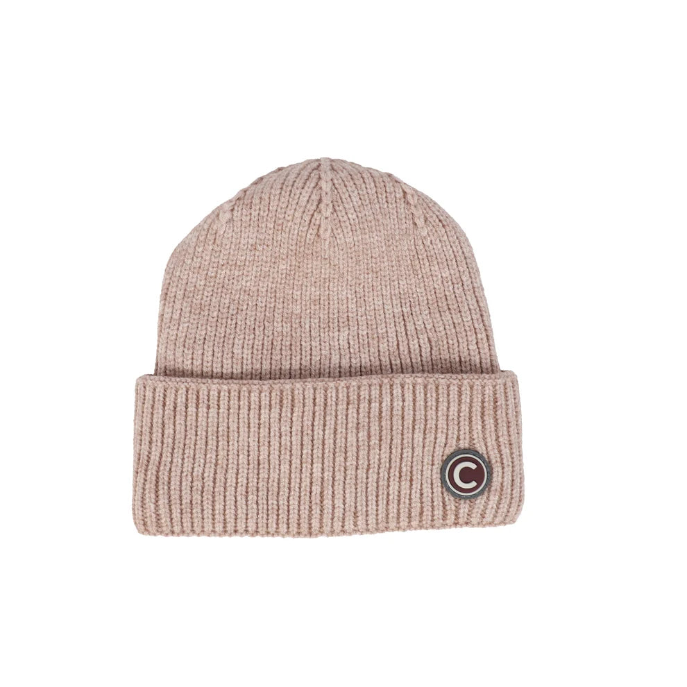 53000068/6XH BABY GIRL FOLDING EDGE CHENILLE HANDFEEL BEANIE -  ROSE