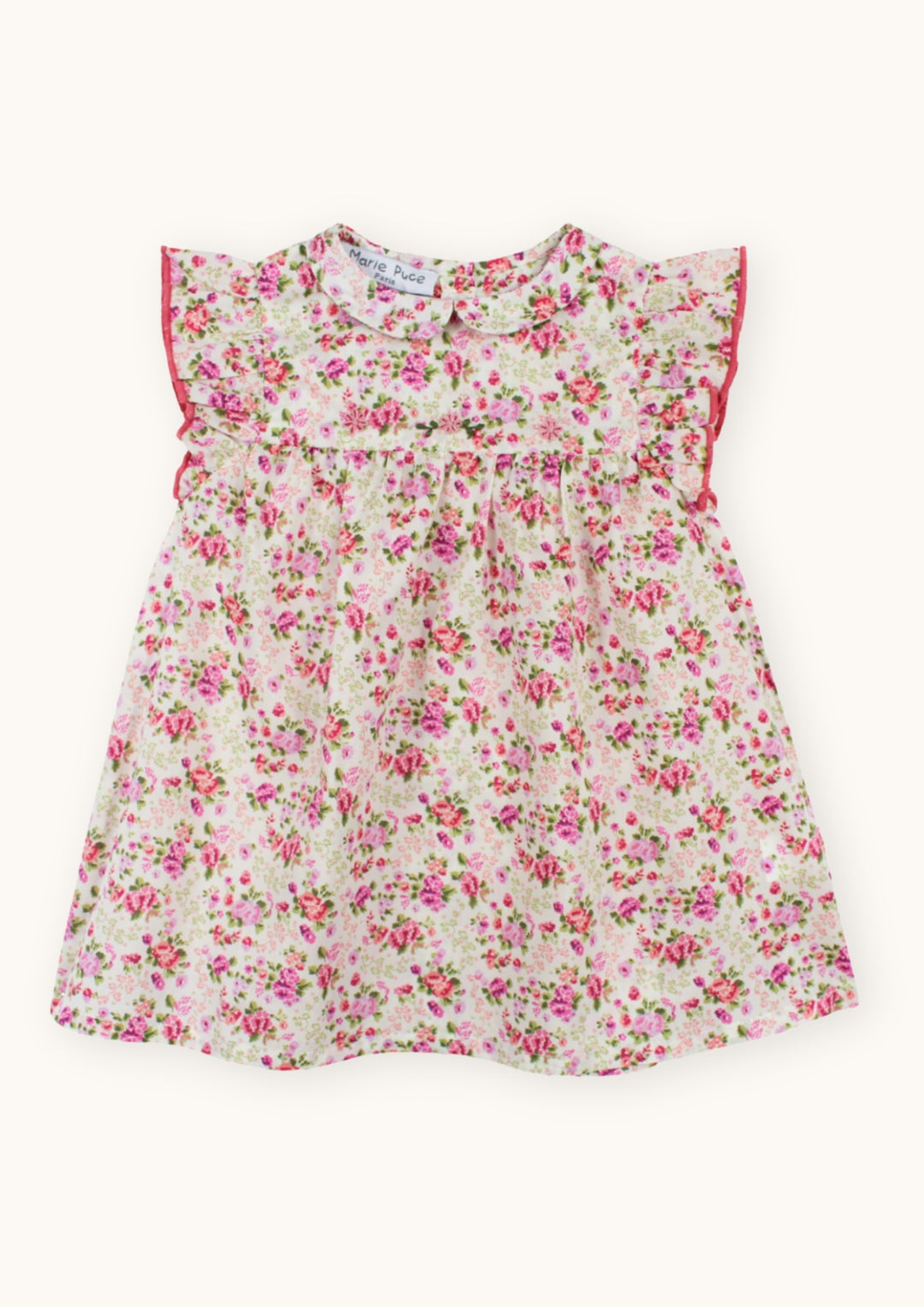 BABY DRESS BIANCA-Liberty Lizzy Rose magenta