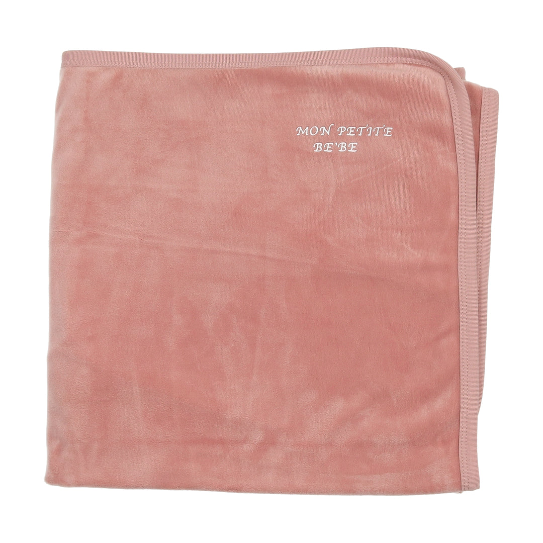 BLW45B-VELOUR EMBOSSED BLANKET-Pink