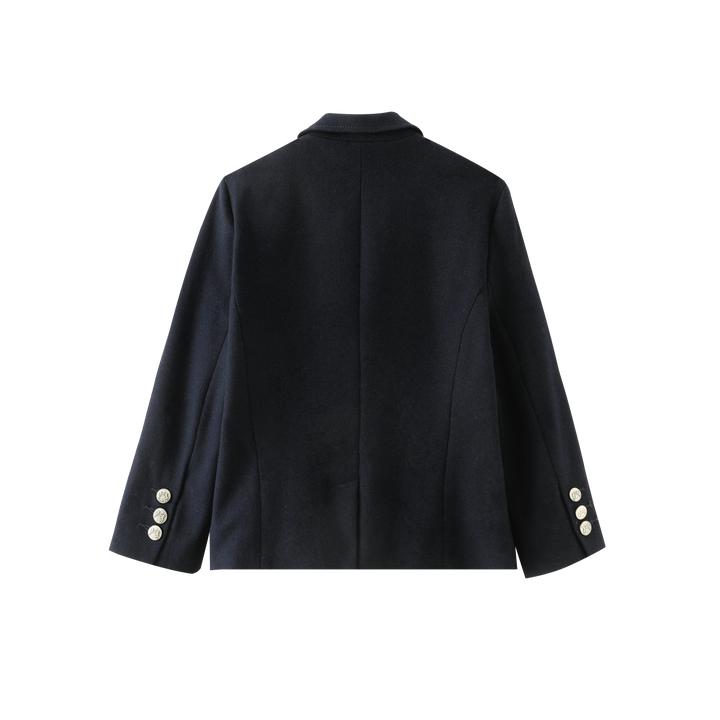 WOOL BLAZER-NAVY