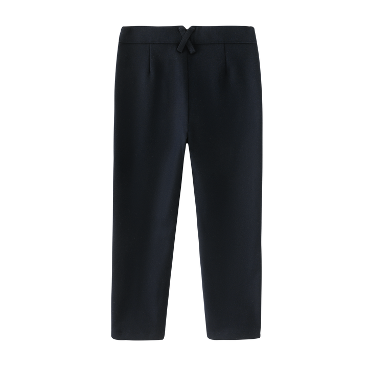WOOL MAUVE PANTS-NAVY