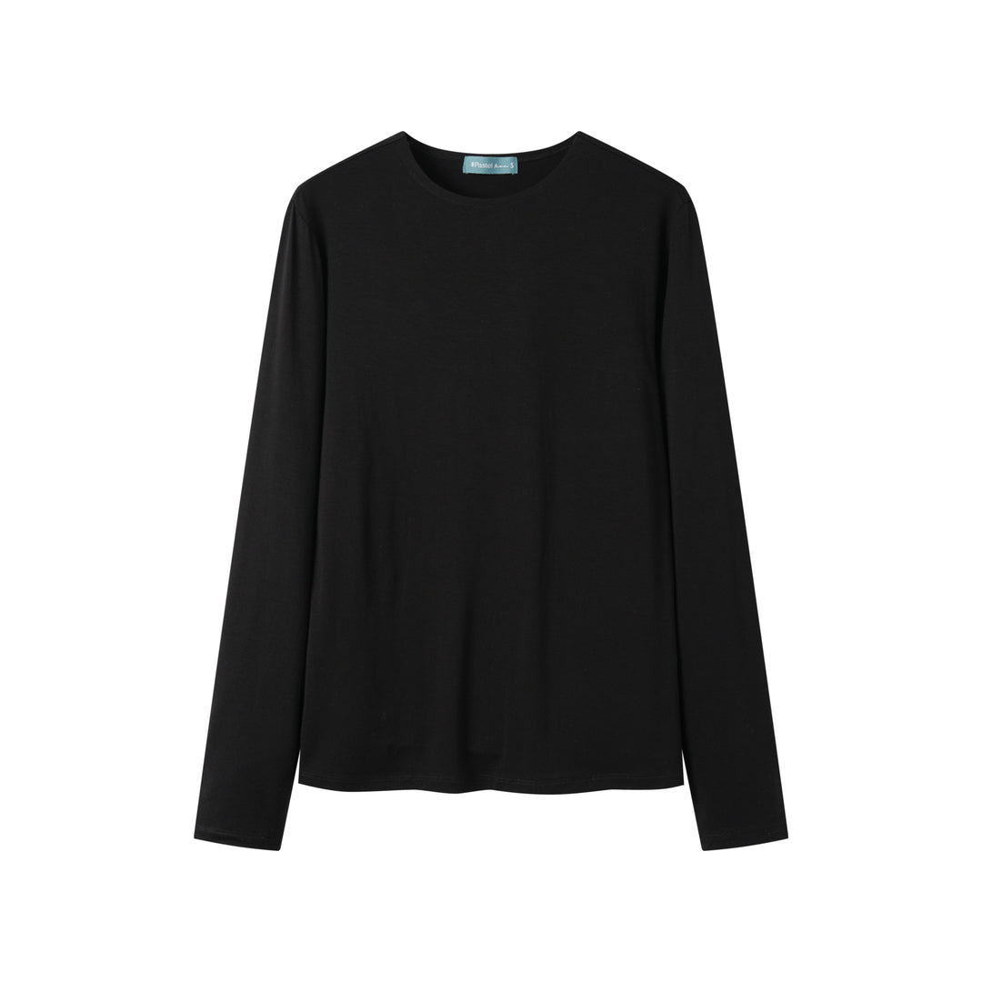 TEENS MODAL LONG SLEEVE T-SHIRT-BLACK