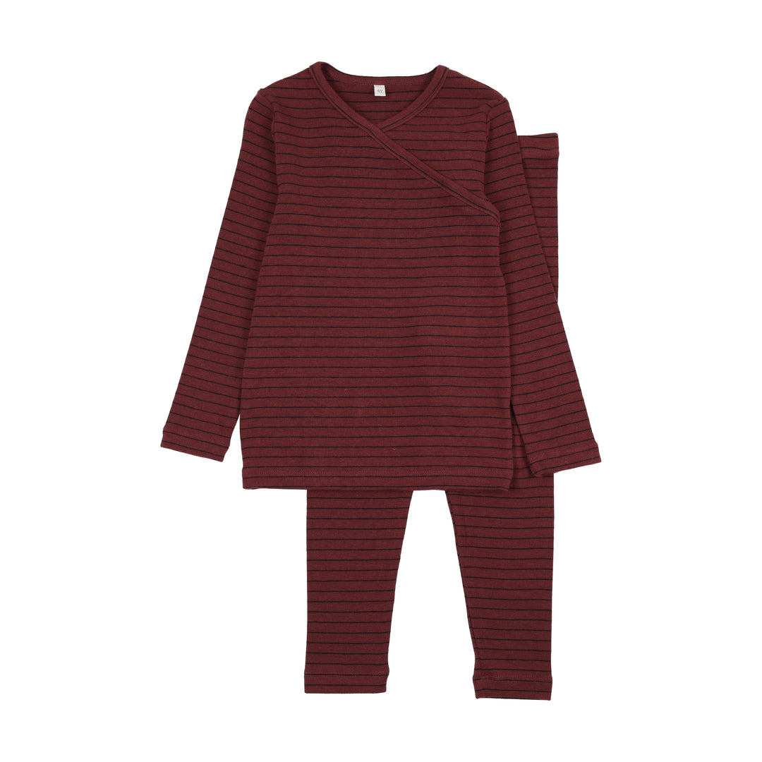 BWL26216P Super Soft Stripes Pajamas - Red