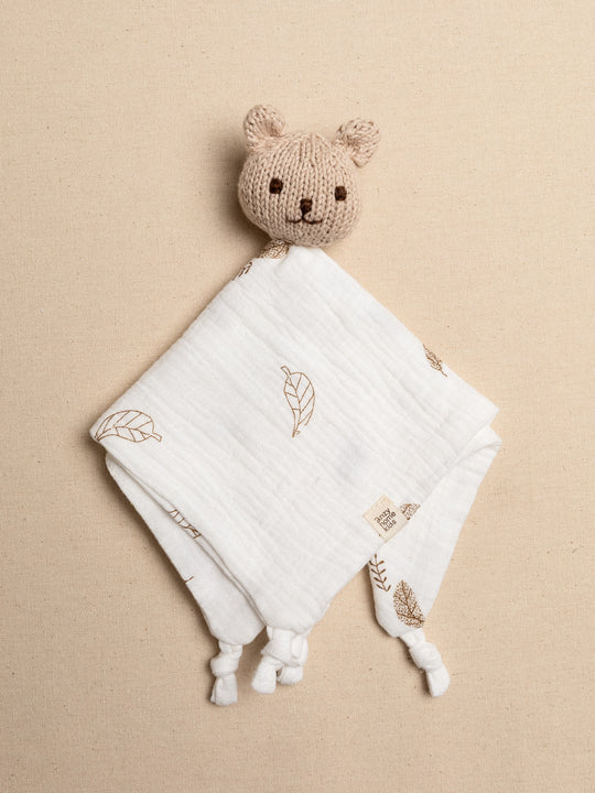 Baby Comforter Hand Knitted / Color Sand