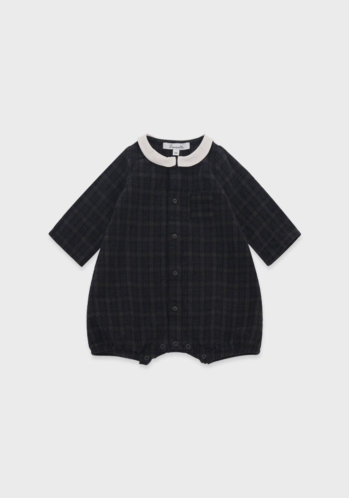 Baby Donovan Romper - Vintage Black