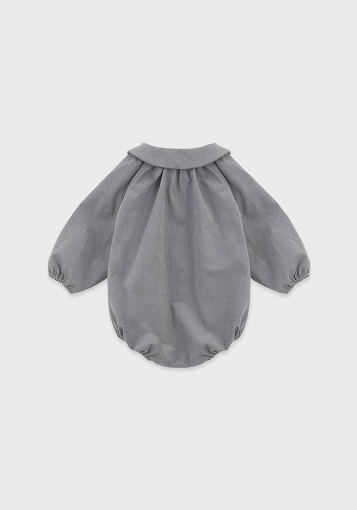 Baby Sydenus Corduroy Romper - Blue
