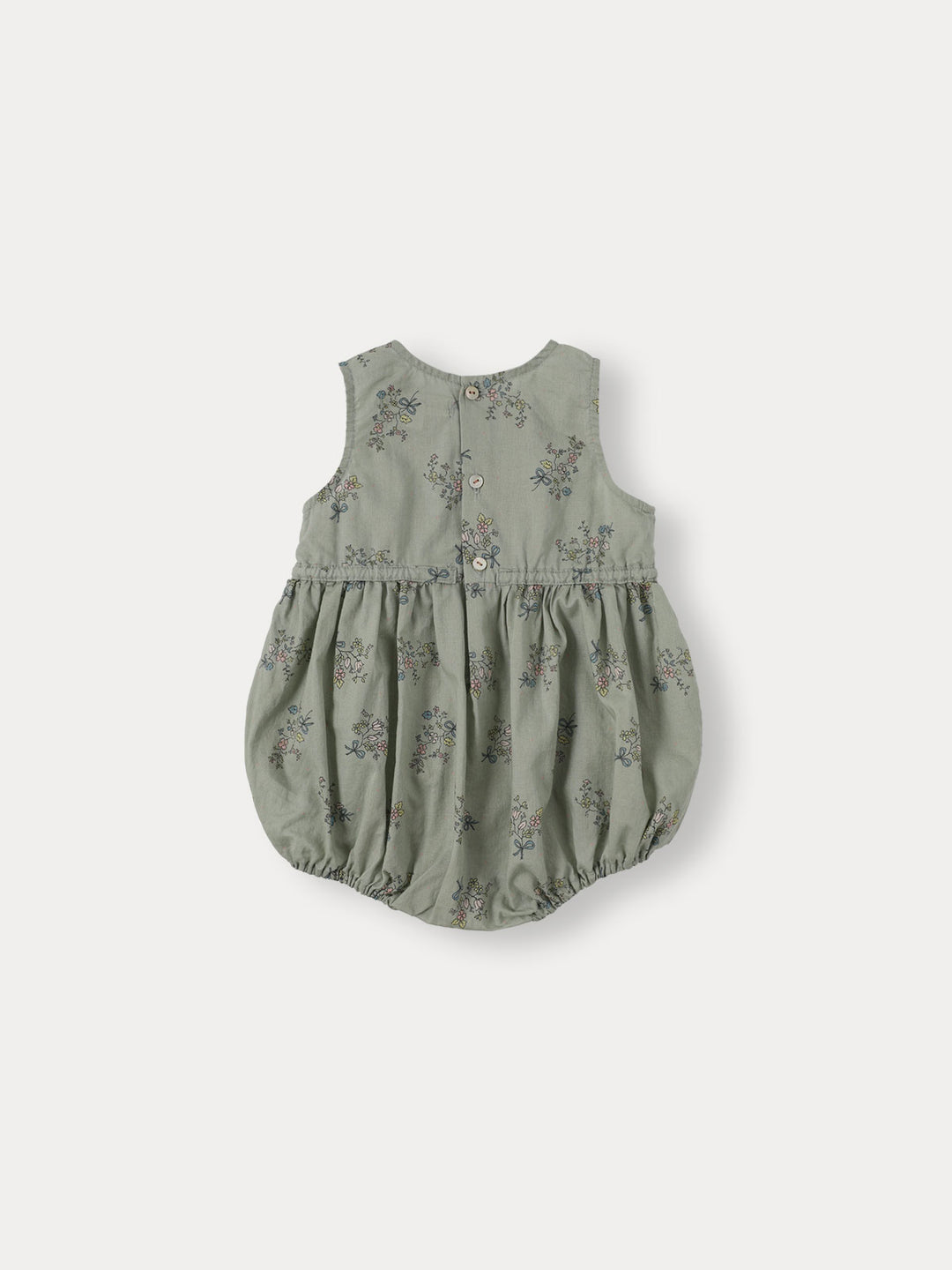 BNC26MRP0 CAMILLE NEWBORN ROMPER - KHAKI