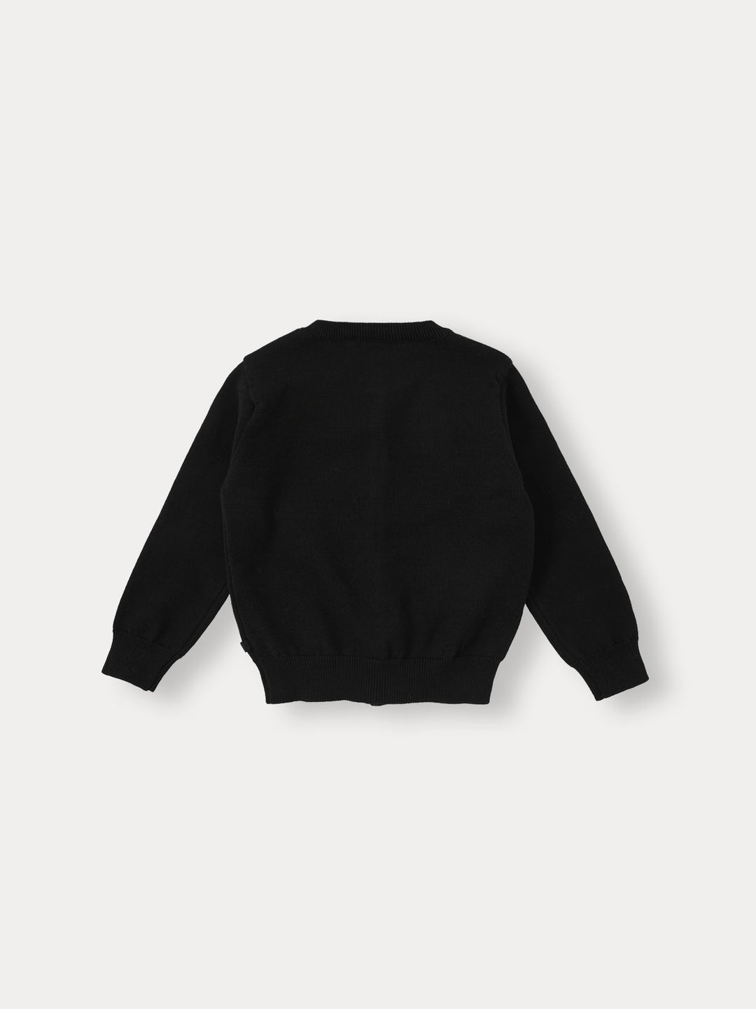 Neat Cotton Cardigan-black