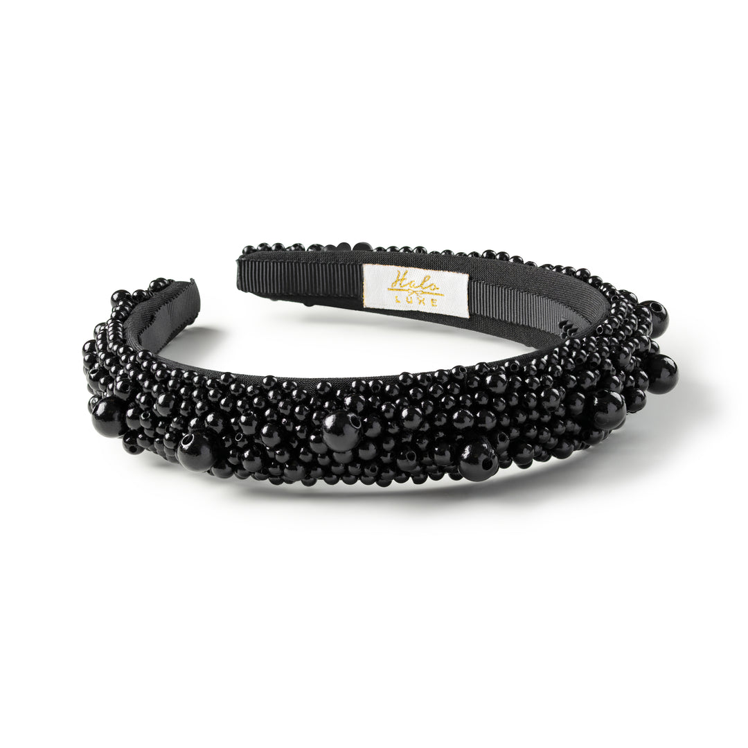 Becca Pearl Headband Black