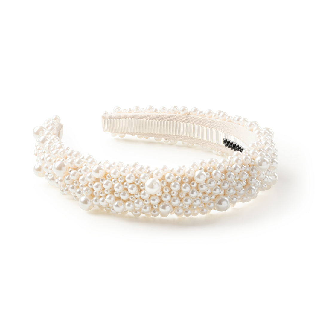 Becca Pearl Headband Ivory