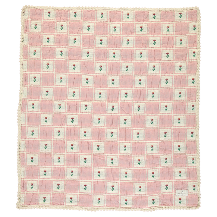 Bella Special Blanket - Mauve Tulip Patchwork