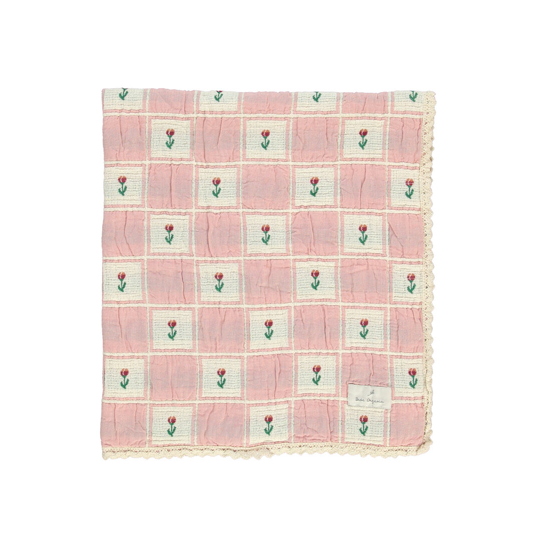 Bella Special Blanket - Mauve Tulip Patchwork